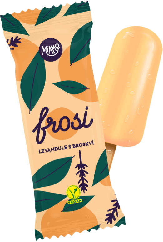 Frosi s příchutí <br>levandule s broskví