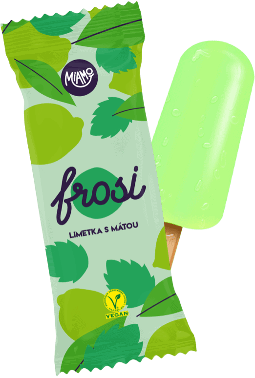 Frosi s příchutí <br>limetka s mátou