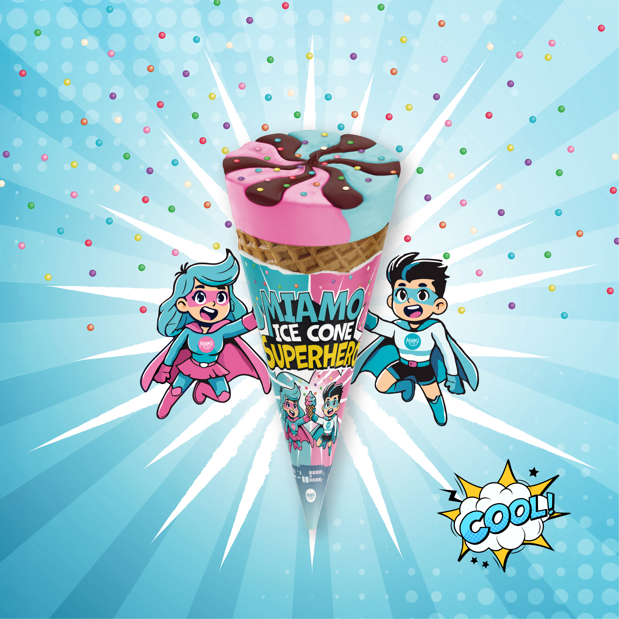 Ice Cone Superhero